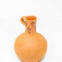 Nabataean Pottery Jar - Pyramid Motifs