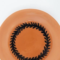 Round Pottery Serving Plate