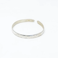 Open Bangle Silver Bracelet