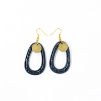 Oval Resin Earrings