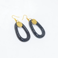 Oval Resin Earrings