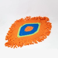 Evil Eye Center Tablecloth - Orange