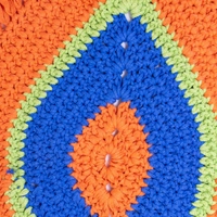 Evil Eye Center Tablecloth - Orange