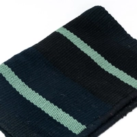 Black Woolen Laptop Cover - Light Green