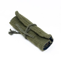 Woolen Roll Up Pouch Organizer - Teal