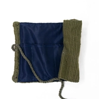 Woolen Roll Up Pouch Organizer - Teal