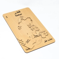 Wooden Puzzle - Qatar Map