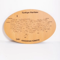 Wooden Puzzle - Turkiye Map