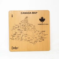 بزل خشبي - خريطة كندا