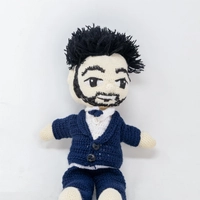 Crochet Groom Stuffed Doll