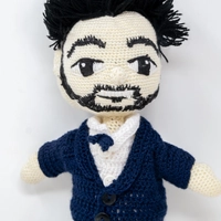 Crochet Groom Stuffed Doll