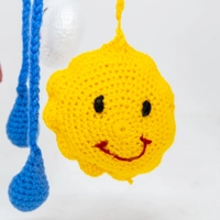 Baby Crochet Crib Pendant 