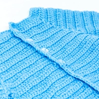 Blue Crocheted Children's Jacket