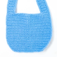 Crochet Baby Bib - Blue