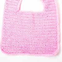 Crochet Baby Bib - Blue