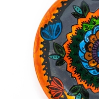 Hand-Painted Ceramic Plate - Large Size