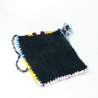 Crochet Shoulder Bag - Multicolor