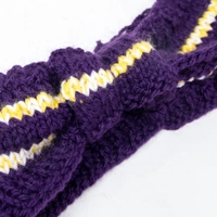 Purple Crochet Hair Band