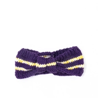 Purple Crochet Hair Band