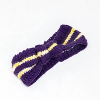 Purple Crochet Hair Band