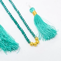 Necklace and Earrings Set - Turquoise and Gold