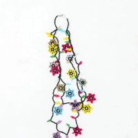 Beaded Flowers Necklace