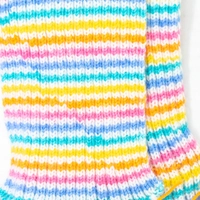 Knitted Kids Beanie and Scarf Set - Multicolor