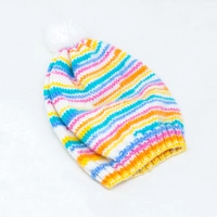 Knitted Kids Beanie and Scarf Set - Multicolor