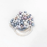 Pearls Broach - Multicolor