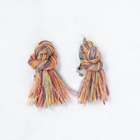 Braided Colored Threads Earrings