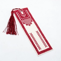 Palestinian Thobe Bookmark - Green & White