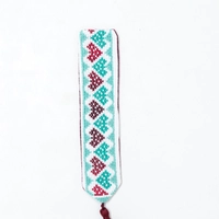 Hand-Embroidered Bookmark - Different Patterns - Pattern 8