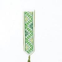 Hand-Embroidered Bookmark - Different Patterns - Pattern 8