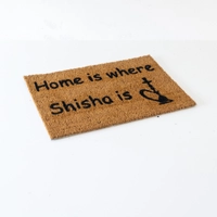 Door Mat - Home is Where Shisha is - Large