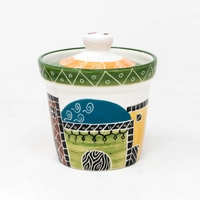 Multipurpose Pottery Jar - Green