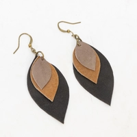 Leather Dangle Earrings