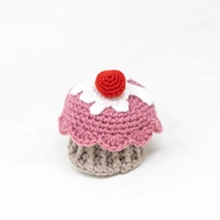 Cupcake Crochet Jewelry Bag