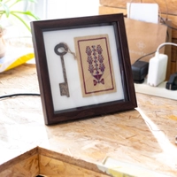 Embroidery Frame with a Key