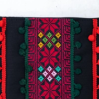 Black Embroidered Clutch - Multi Designs - Design 1