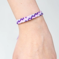 Friendship Bracelet - Purple & Pink