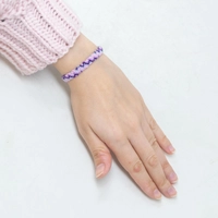 Friendship Bracelet - Purple & Pink