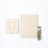 Plant Fibers Notebook and Picture Frame Set