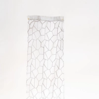 Embroidered Table Runner - Silver