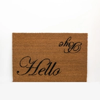 Door Mat - Hello Bye - Large