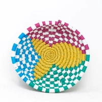 Colorful Straw Basket