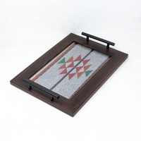 Brown Wooden Serving Tray