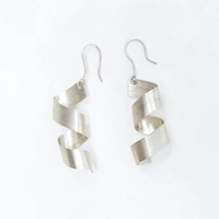 Spiral Earrings -  Silver Color