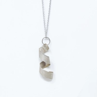 Spiral Necklace - Silver Color