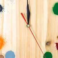 Artist Palette Clock