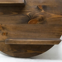 Round Shape Wooden Shelf